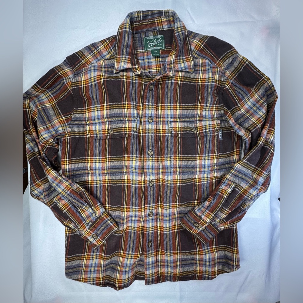 Woolrich Plaid Flannel Shirt | Men’s M |